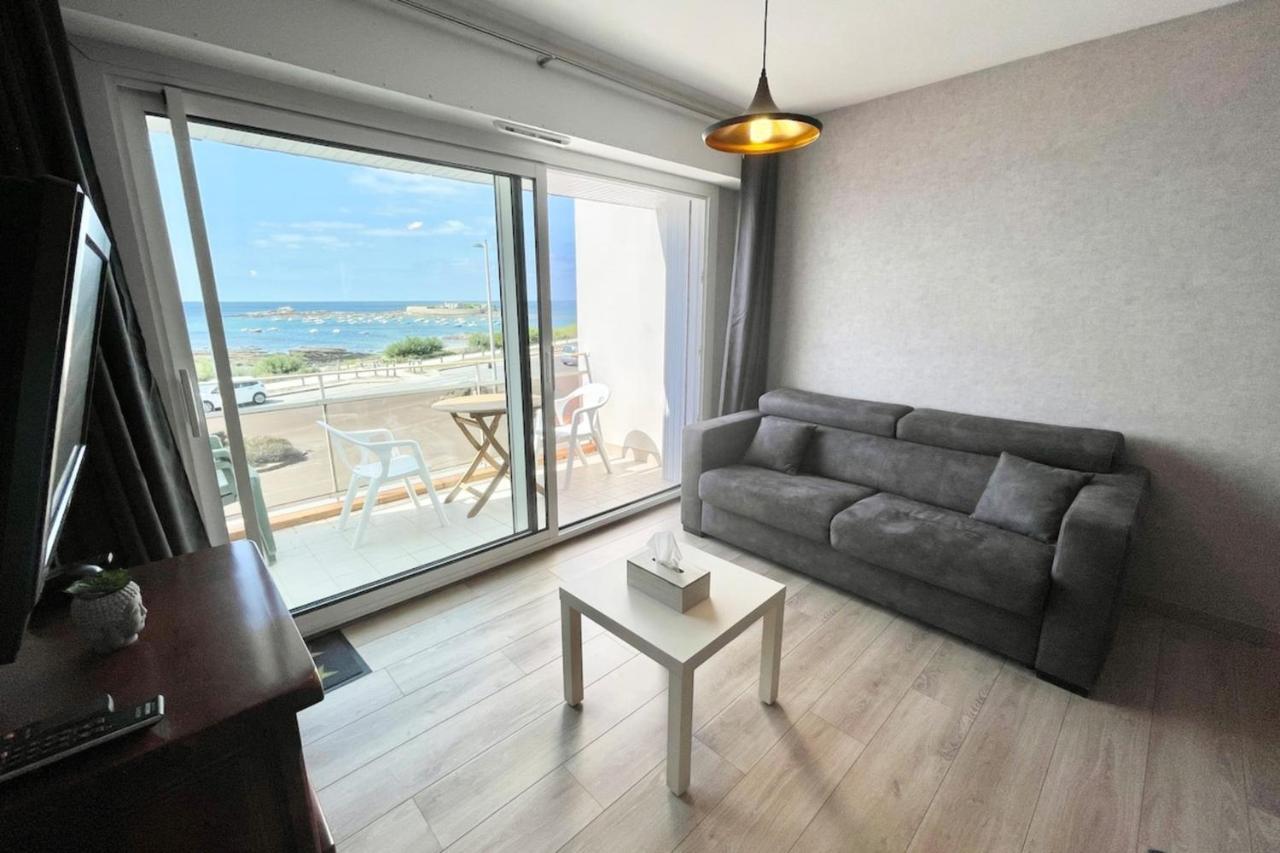 Bel Appartement Neuf Hyper Cosy Vue Mer 180 Ploemeur Bagian luar foto